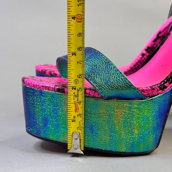 Lemon Drop by Privileged Iridescent Platform Heels – Size 7,5 - Picture 11 of 11